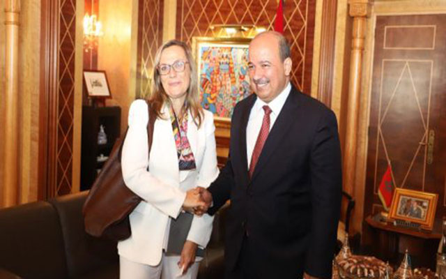 ميارة يبحث مع رئيسة مكتب مجلس أوروبا بالمغرب سبل تعميق الشراكة الإستراتيجية بين الجانبين
