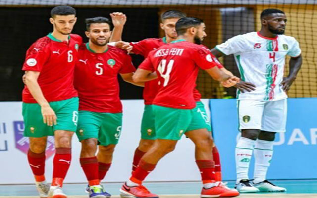 كأس العرب للصالات.. المغرب يستعرض عضلاته أمام موريتانيا