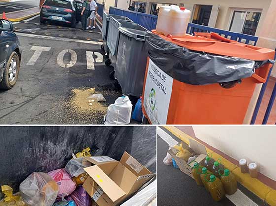 السلطات الإسبانية تسلب حاجيات مغاربة العالم بسبتة المحتلة وترميها في حاويات الأزبال