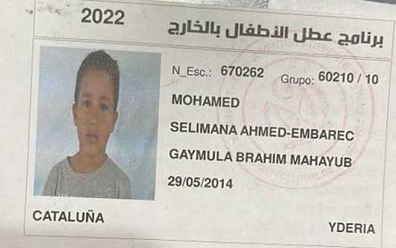 مأساة الطفل الصحراوي الذي باعته "بوليساريو" لأسرة إسبانية، اقرأ التفاصيل