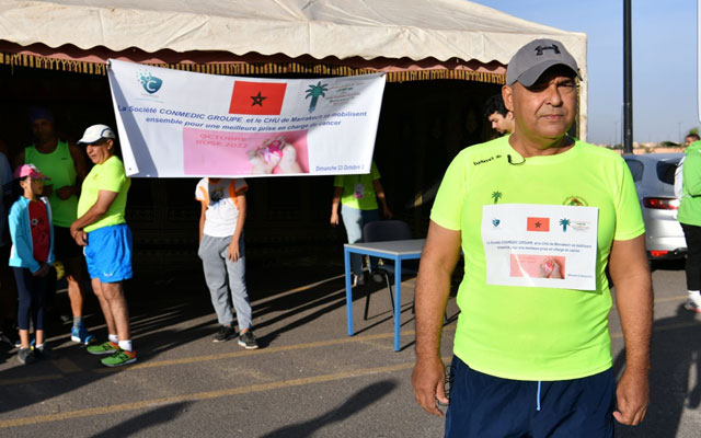 المستشفى الجامعي لمراكش ينظم سباقا خيريا للتحسيس بالكشف المبكر عن سرطان الثدي