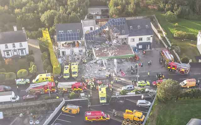 7 قتلى في انفجار في محطة وقود في إيرلندا