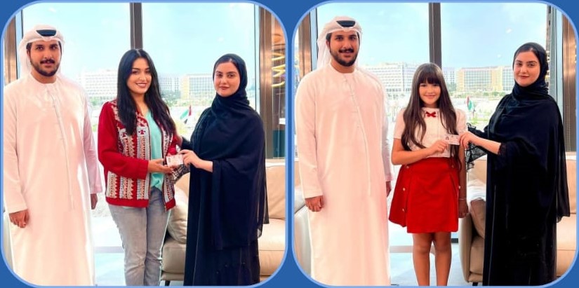 لينا أكدور أول طفلة مغربية وأصغر ممثلة تتوج بالإقامة الذهبية لدولة الإمارات
