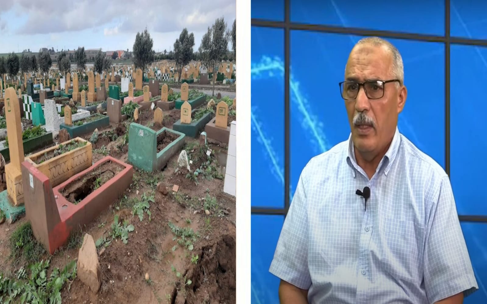 حسن لقفيش: مقبرة الغفران بالبيضاء غارقة في الفوضى بسبب مشاكل في التسيير