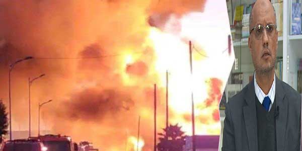 اليماني: ألطاف إلاهية أوقفت تمدد حريق مستودع الغاز بالمحمدية(مع فيديو)
