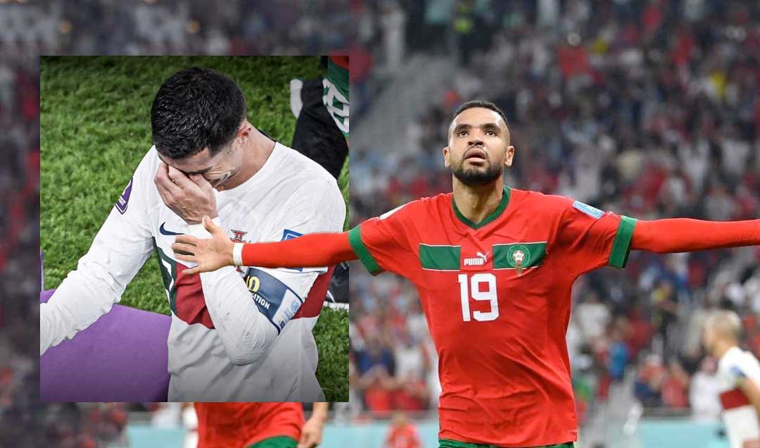 النصيري يبكي أحسن لاعب في العالم