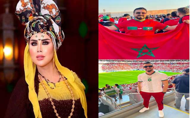 فرحة نجوم الفن والإعلام بالمغرب بتأهل الأسود للنصف نهئائي