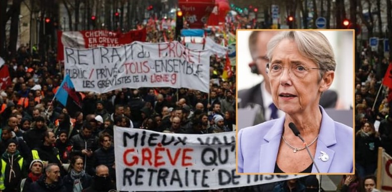 رئيسة الحكومة الفرنسية تتمسك برفع سن التقاعد عشية احتجاجات جديدة