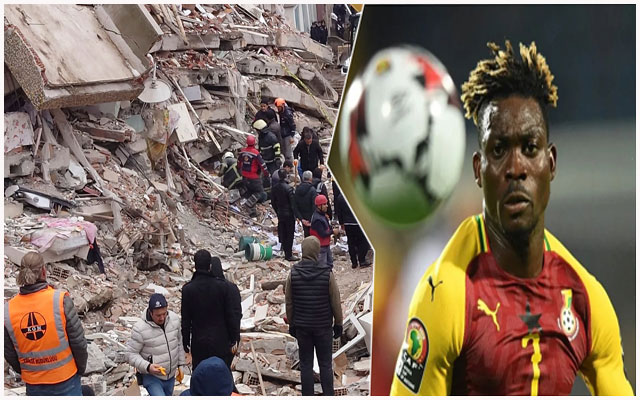نجم منتخب غانا ضمن مفقودي زلزال تركيا