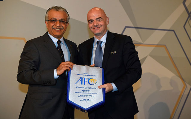 إعادة انتخاب البحريني سلمان آل خليفة رئيسا للاتحاد الآسيوي لكرة القدم