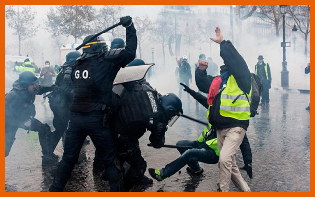إصلاح التقاعد..انتقادات أوروبية لقمع فرنسا للمتظاهرين والإعتداء على الصحفيين