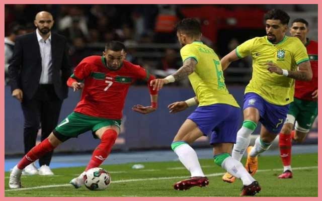 المغرب يحقق أول فوز عربي على البرازيل في المباراة الـ 25