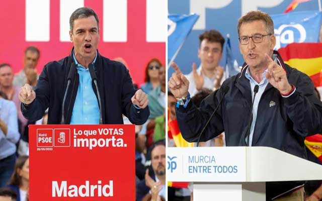 مواجهة حامية بين الحزبين الإشتراكي والشعبي في الانتخابات البلدية والجهوية الإسبانية