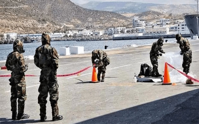 "الأسد الإفريقي 2023".. تمرين بالميناء العسكري لأكادير يتعلق بمواجهة هجوم باستخدام طائرتين انتحاريتين بدون طيار