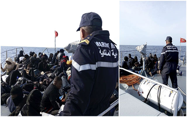 البحرية الملكية تعترض قاربا للهجرة السرية بطانطان