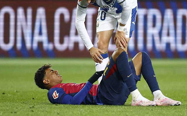 صدمة في برشلونة.. إصابة لامين جمال تُهـدم مستواه!